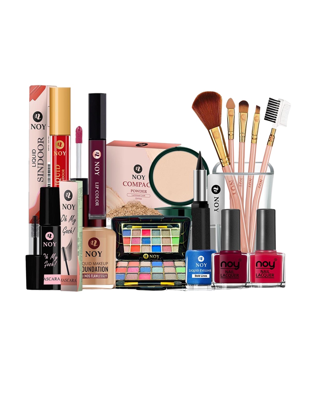 

NOY Set Of 15 Captivate Makeup Combo - For Any Festival - 1018, Blue