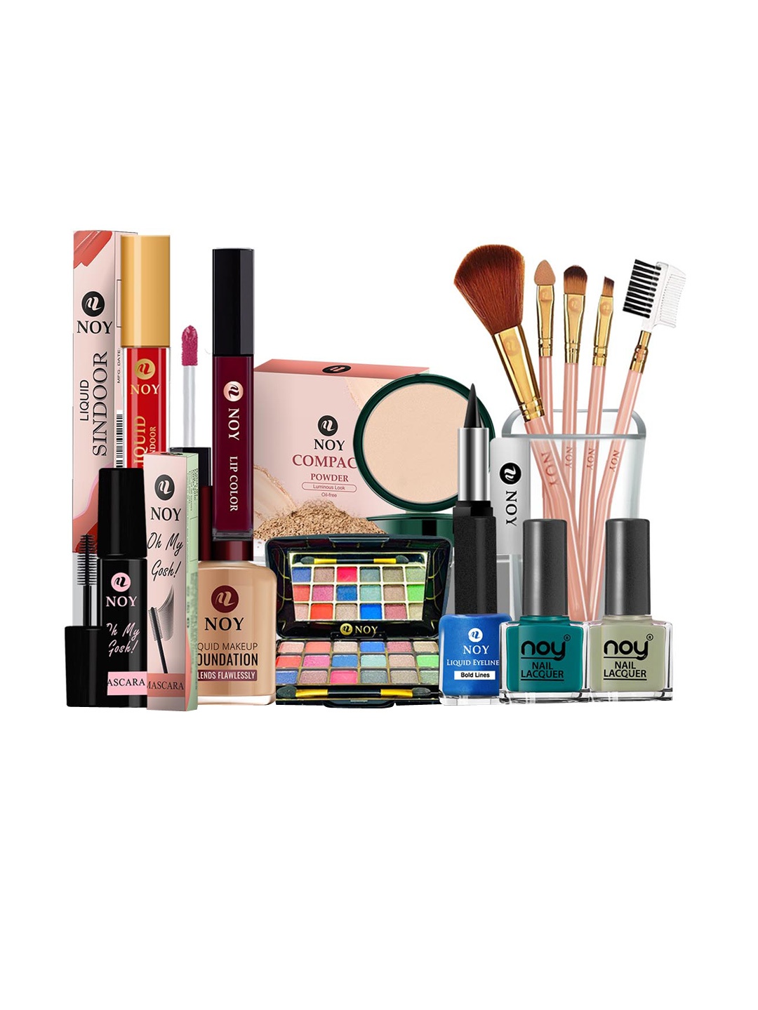 

NOY Set Of 15 Elegance Makeup Combo - Timeless Beauty - 824, Maroon