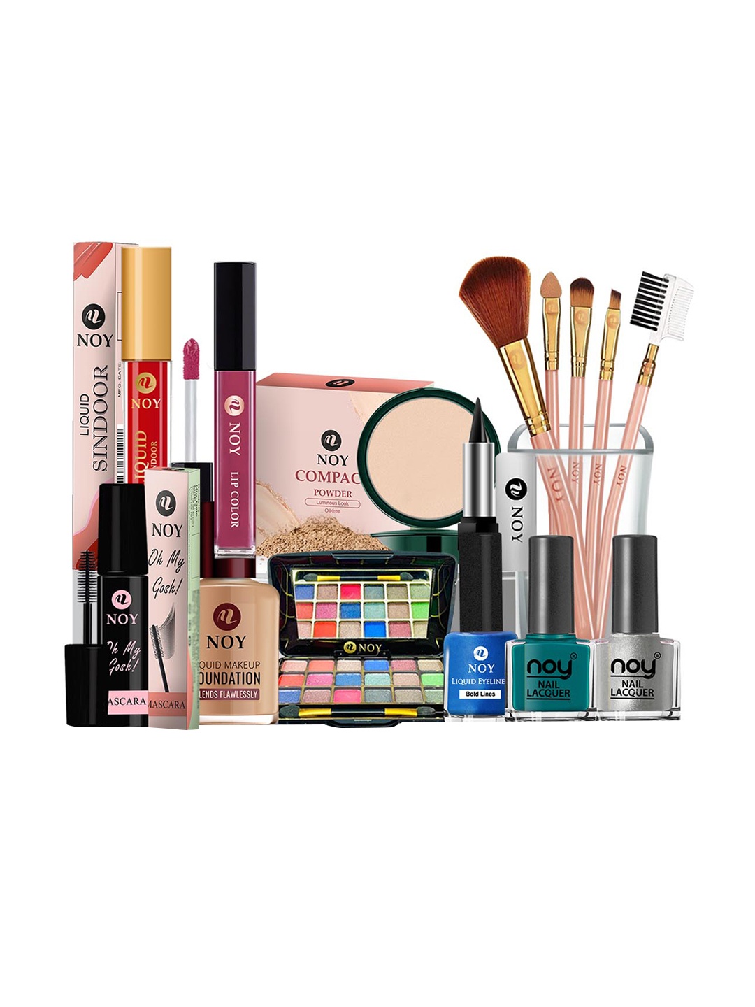 

NOY 15Pcs Professional Glamour Makeup Combo - Combo No. 704, Purple