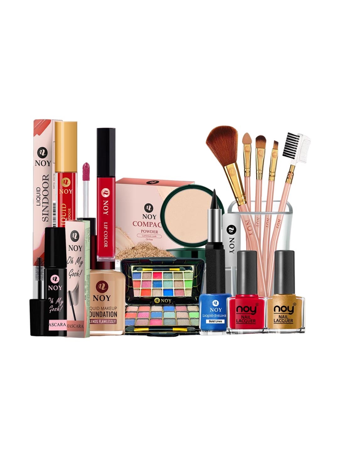 

NOY Essence 15Pcs Effortless Beauty Captured In Harmony - Combo No. 1077, Red