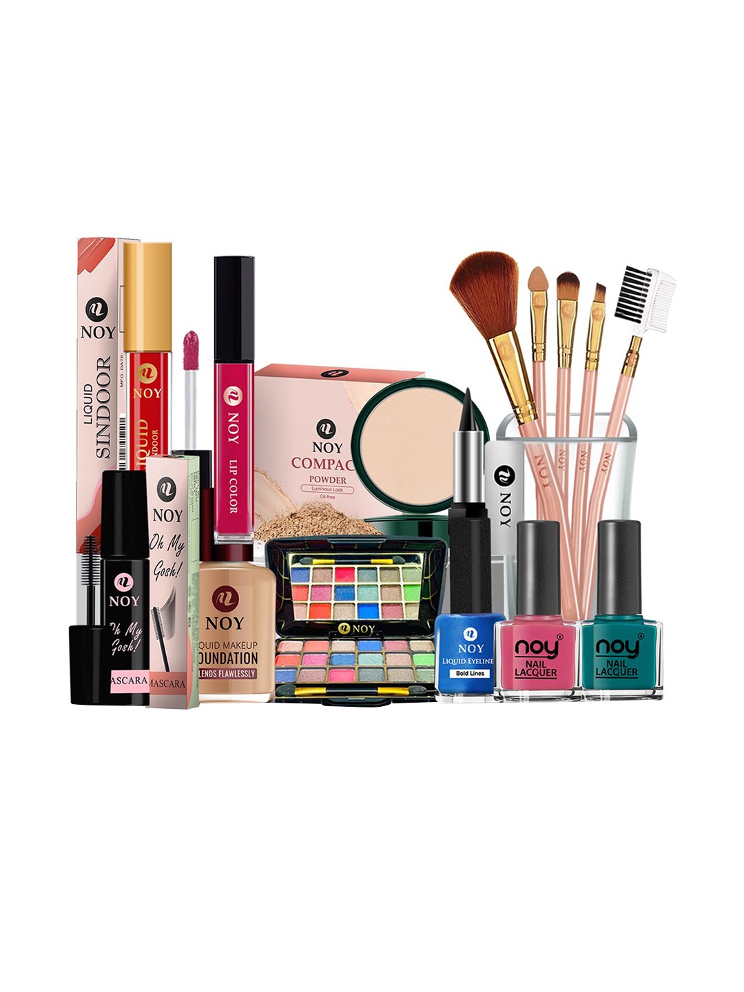 

NOY 15Pcs Professional Glamour Makeup Combo - Combo No. 721, Magenta