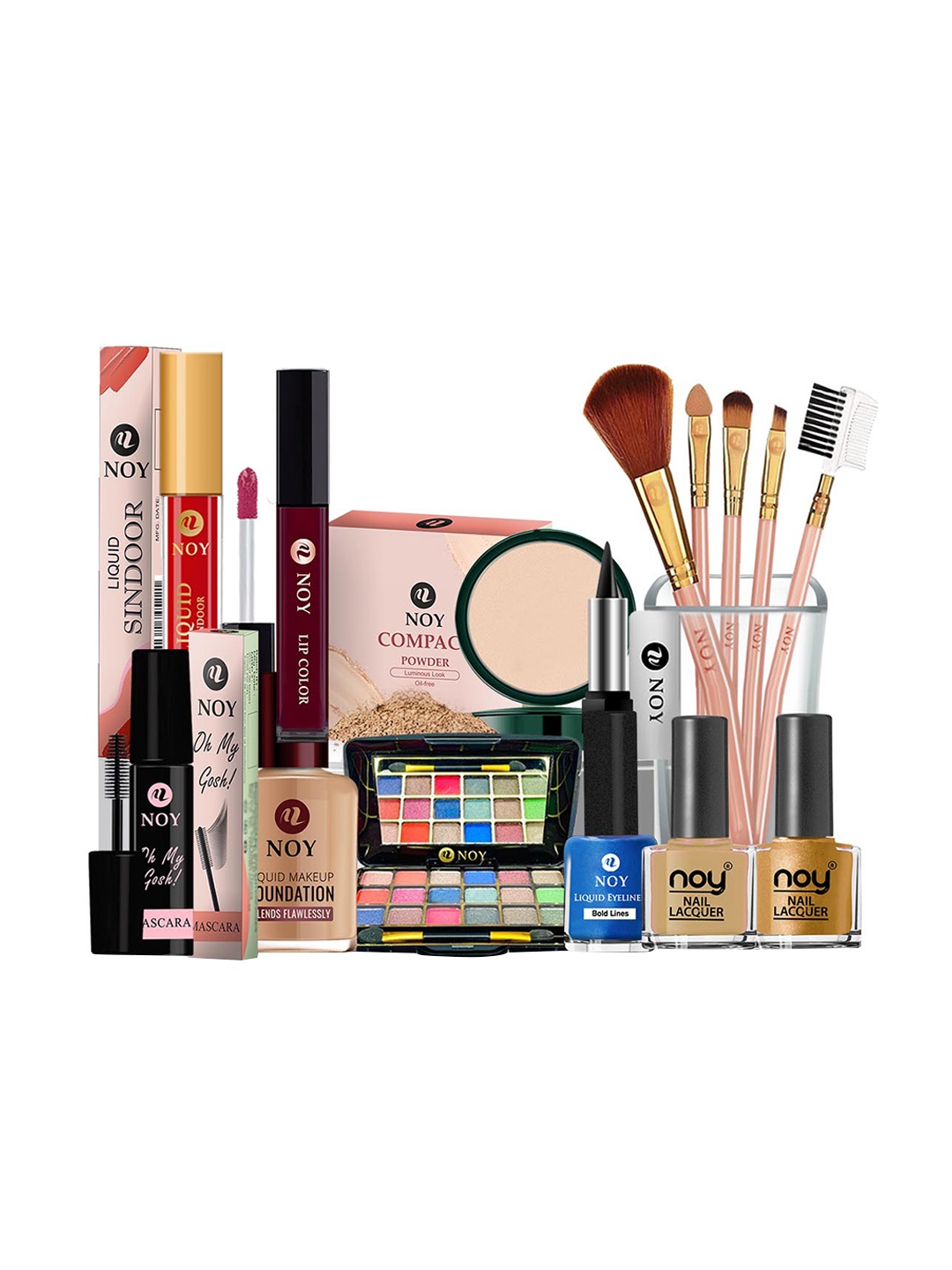 

NOY Marvel 15Pcs Flawless Fusion For Stunning Beauty - Combo No. 688, Maroon