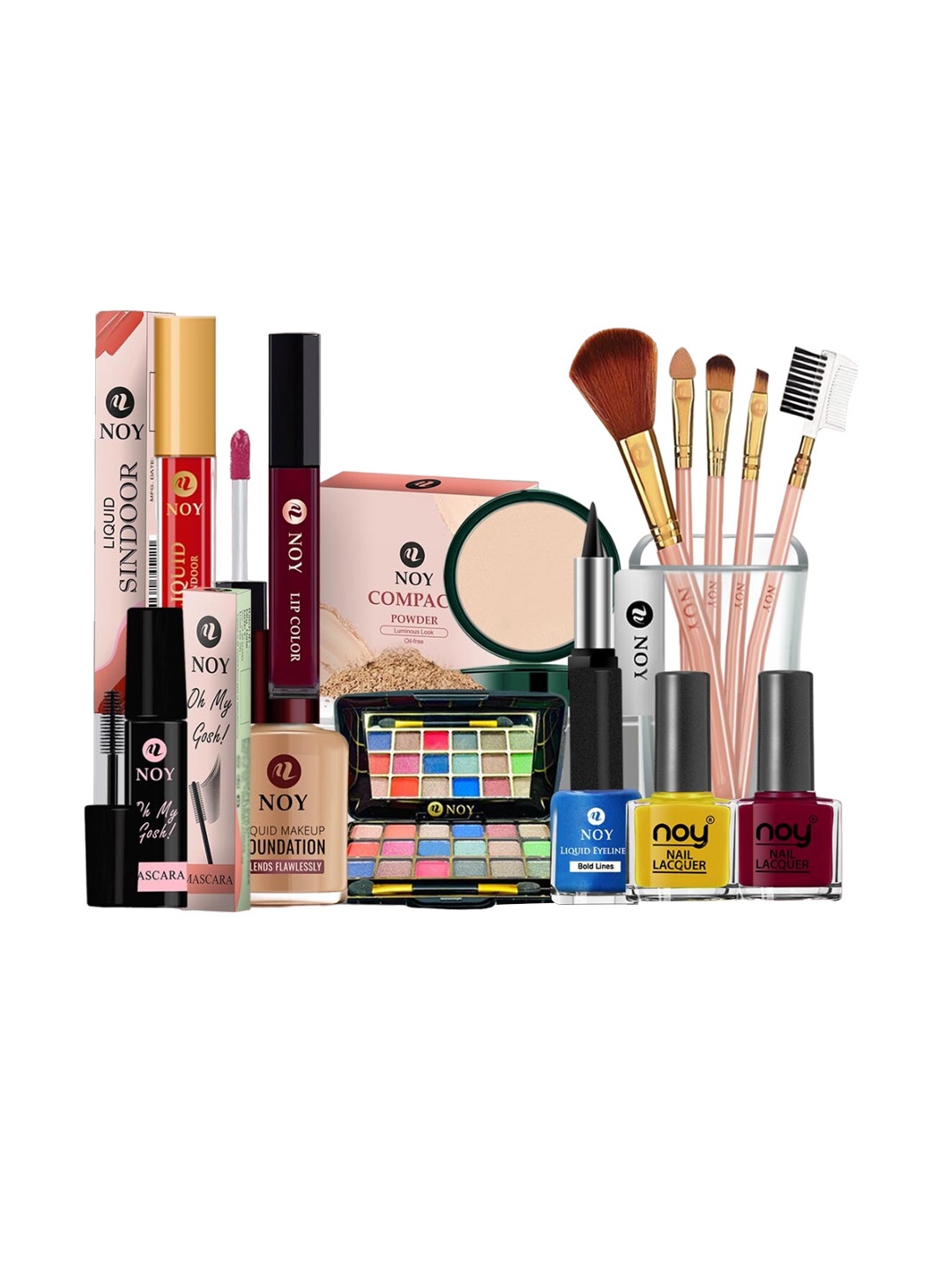 

NOY 15Pcs Luxurious Beauty Essentials - Combo No. 880, Multi