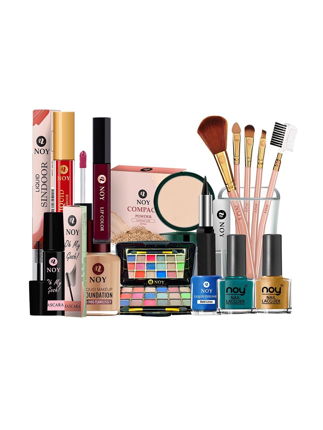 

NOY 15Pcs Luxurious Beauty Essentials - Combo No. 840, Multi