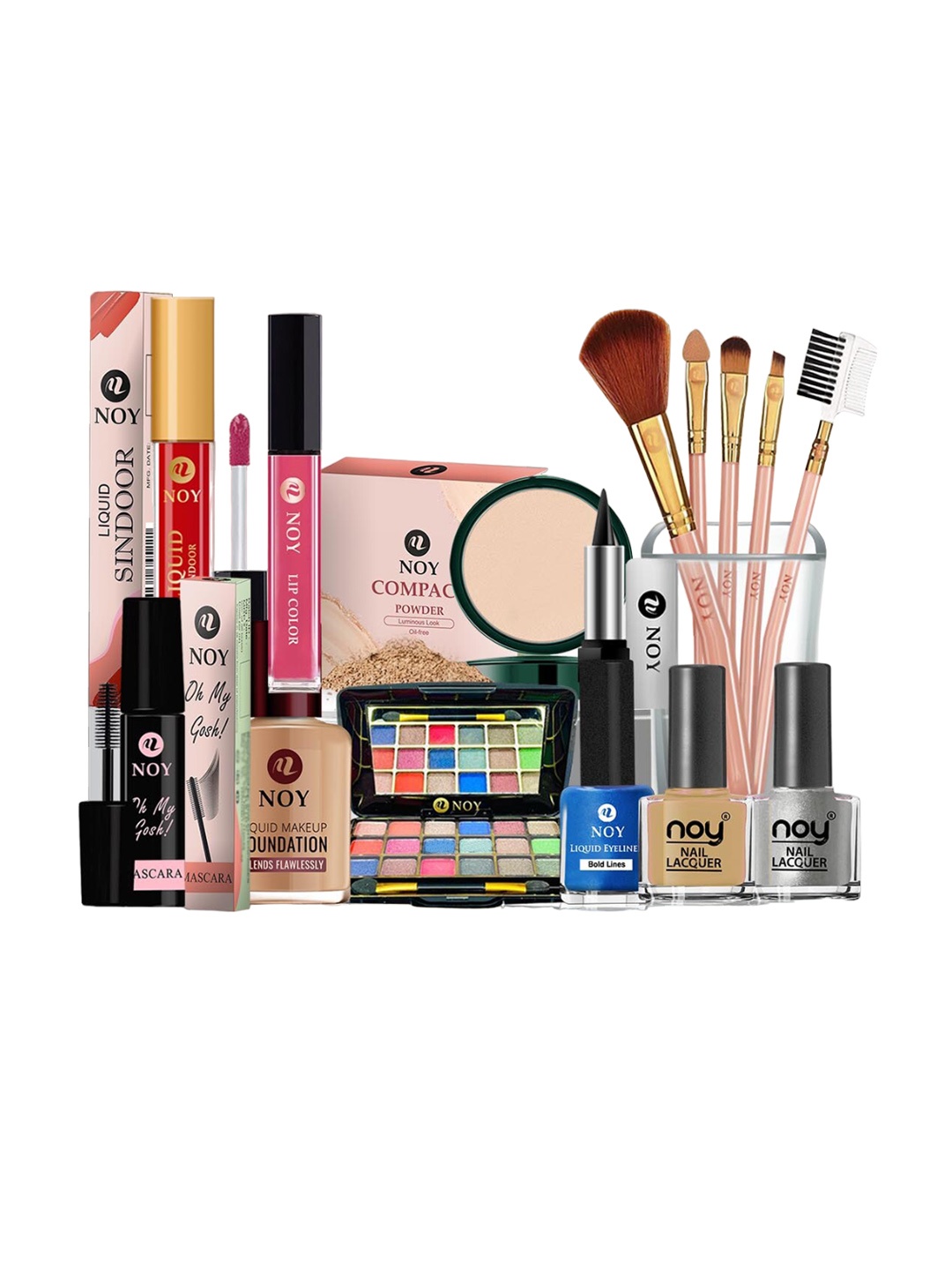 

NOY Set of 15 Luxurious Beauty Essentials - Combo No. 691, Peach