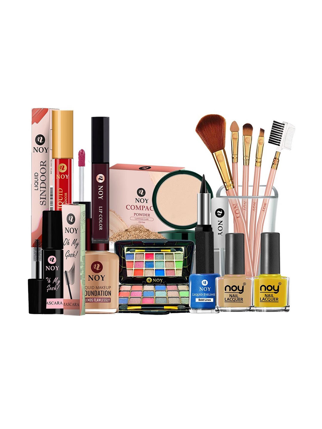 

NOY 15Pcs Luxurious Beauty Essentials - Combo No. 646, Multi