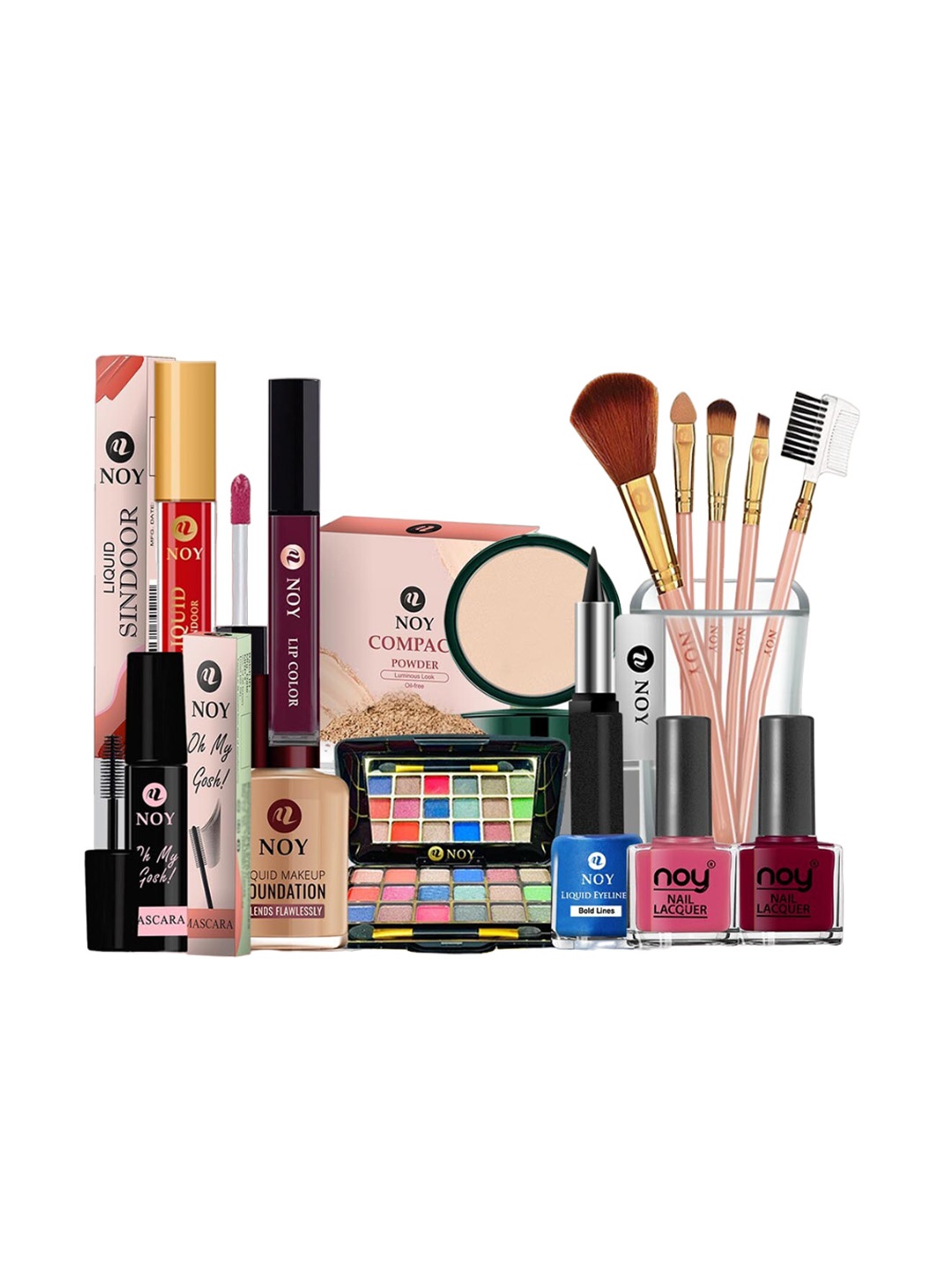 

NOY 15Pcs Luxurious Beauty Essentials - Combo No. 738, Multi