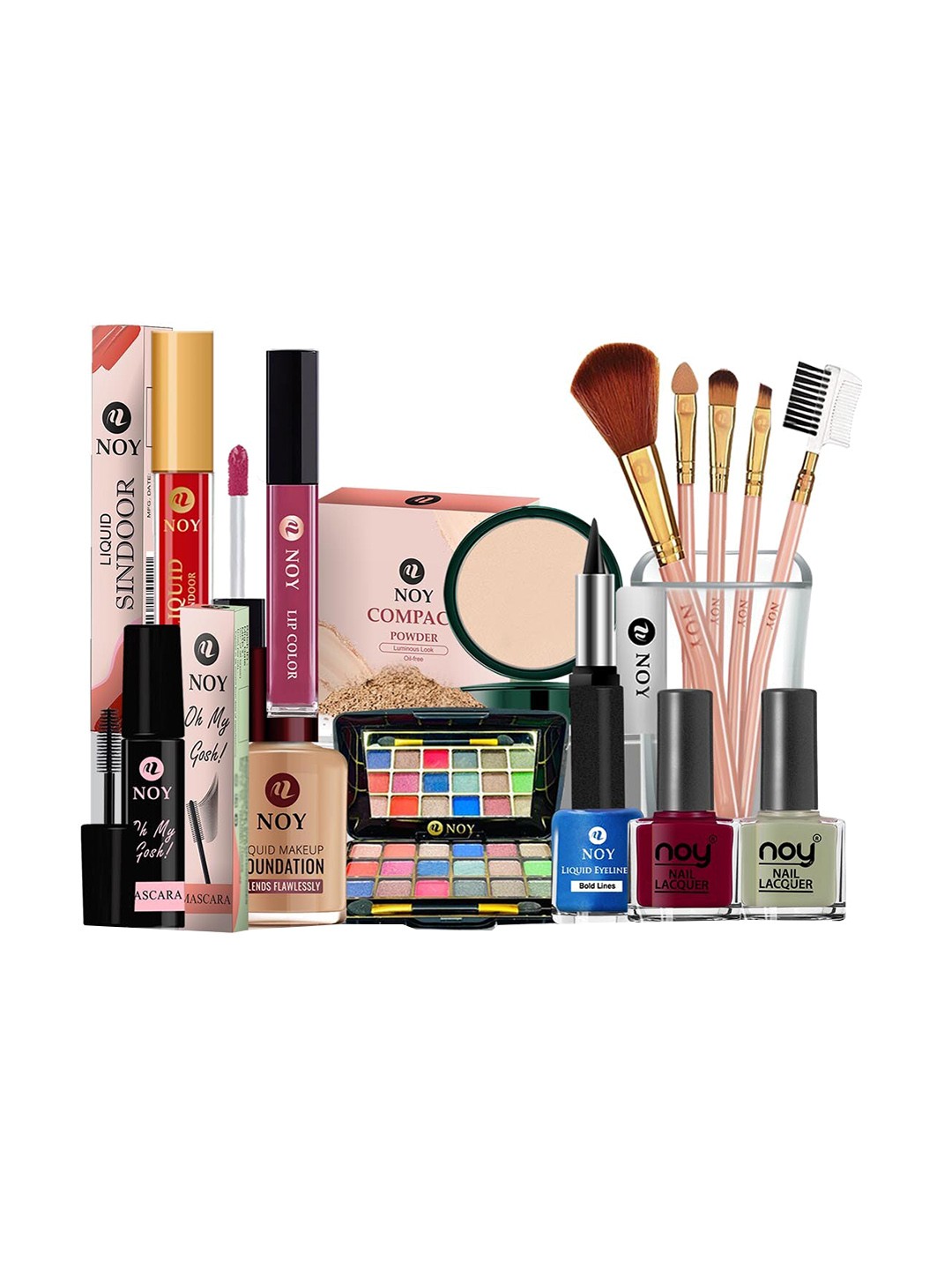 

NOY 15Pcs Luxurious Beauty Essentials - Combo No. 991, Purple