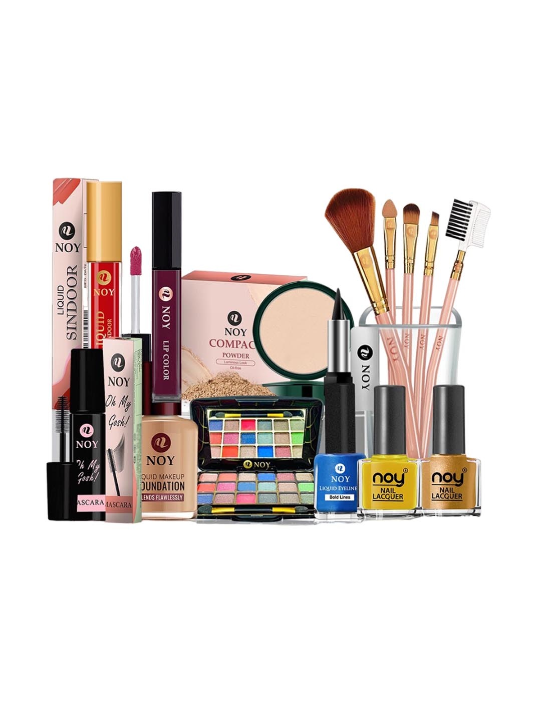 

NOY 15Pcs Luxurious Beauty Essentials - Combo No. 898, Yellow