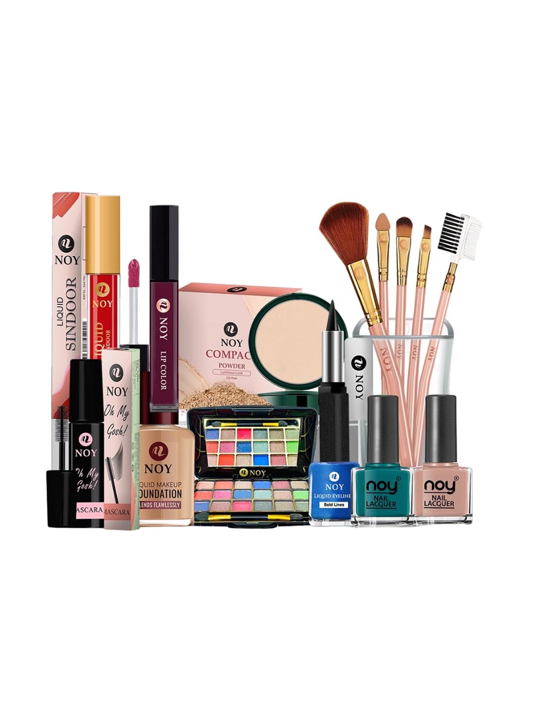 NOY Set Of 15 Make-up Kit Combo - 858, Multi