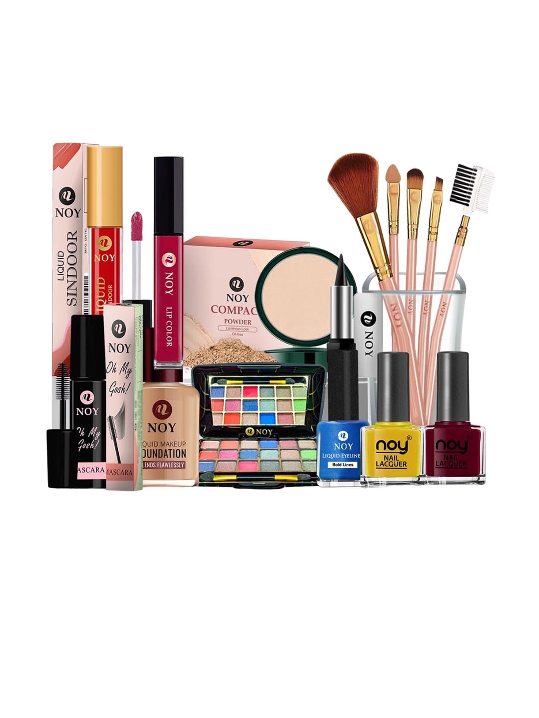 NOY 15Pcs Luxurious Beauty Essentials - Combo No. 868, Multi
