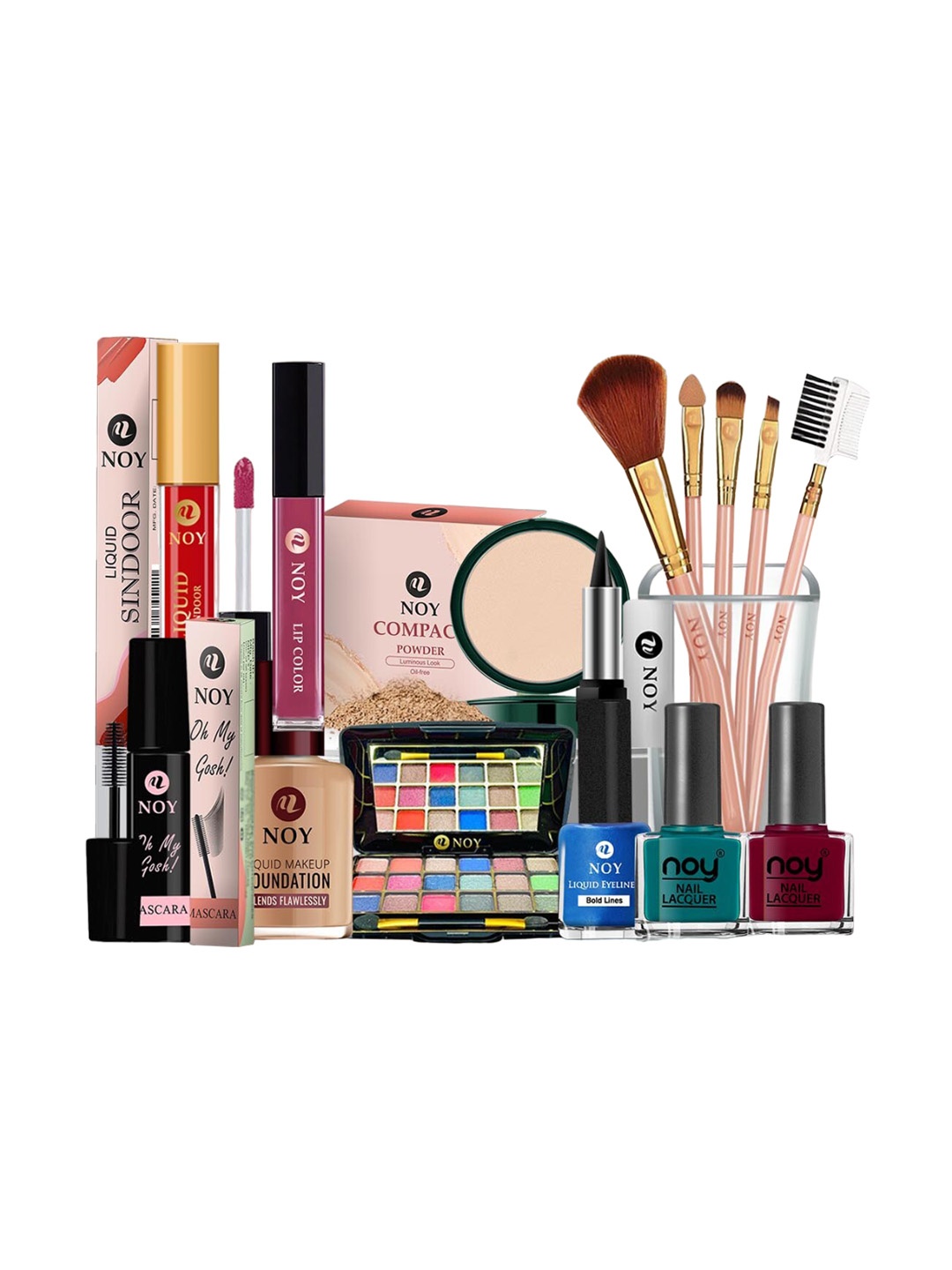 

NOY 15Pcs Luxurious Beauty Essentials - Combo No. 815, Multi