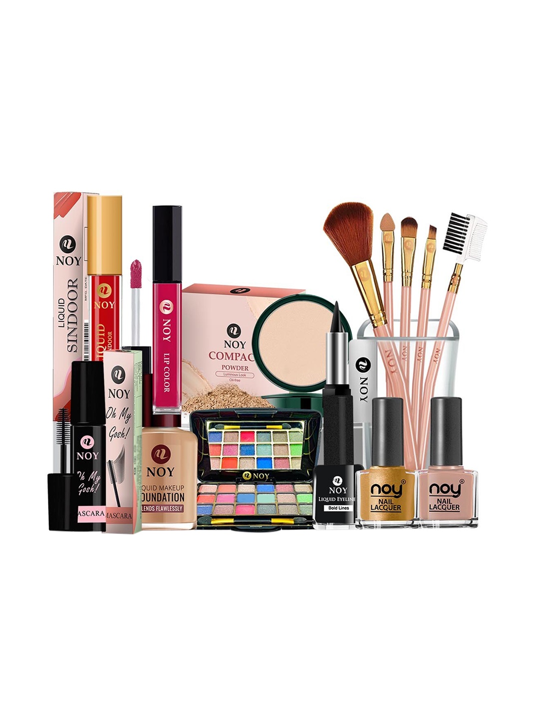 

NOY Set Of 15 Make-up Kit Combo - 604, Multi