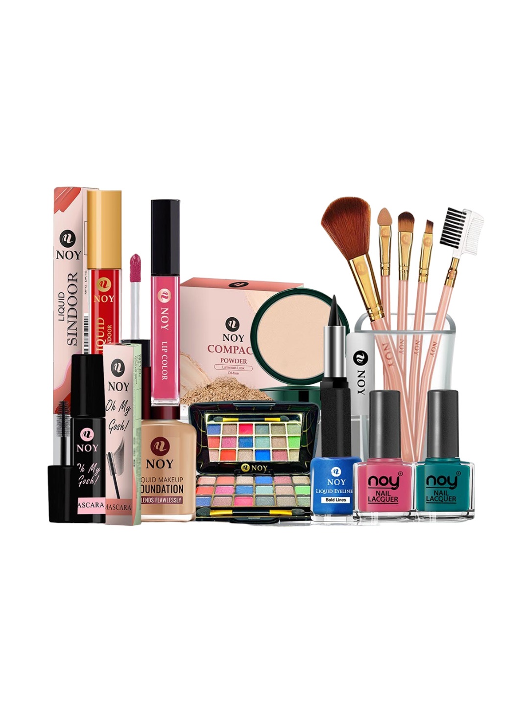 

NOY 15Pcs Luxurious Beauty Essentials - Combo No. 715, Multi