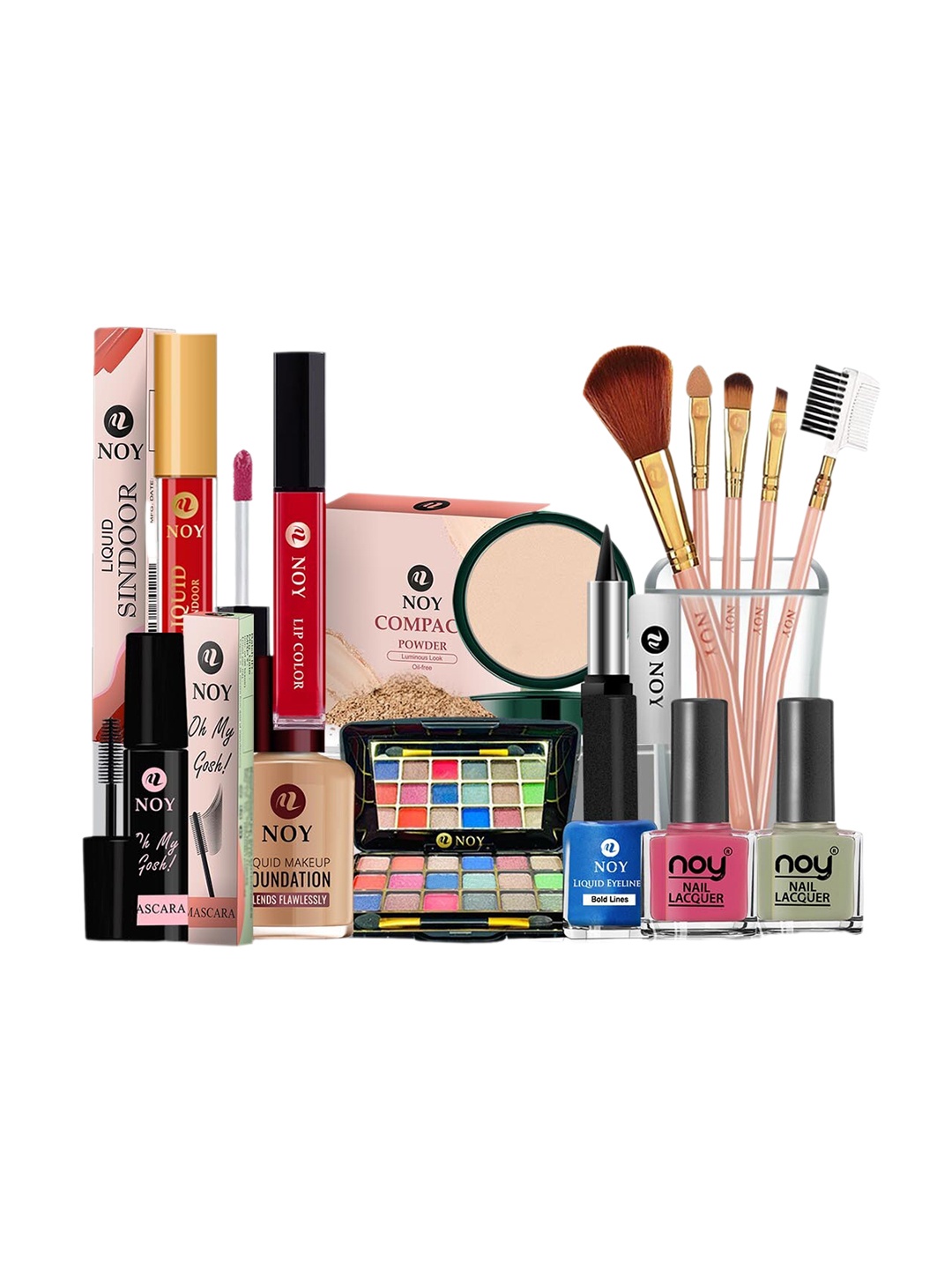 

NOY 15Pcs Luxurious Beauty Essentials - Combo No. 749, Multi