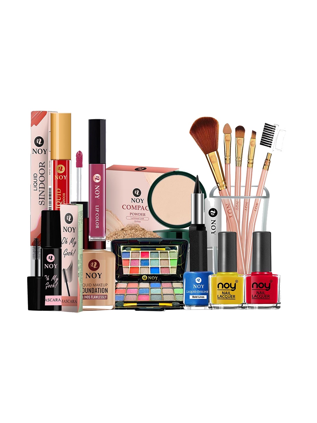 

NOY 15Pcs Luxurious Beauty Essentials - Combo No. 895, Purple