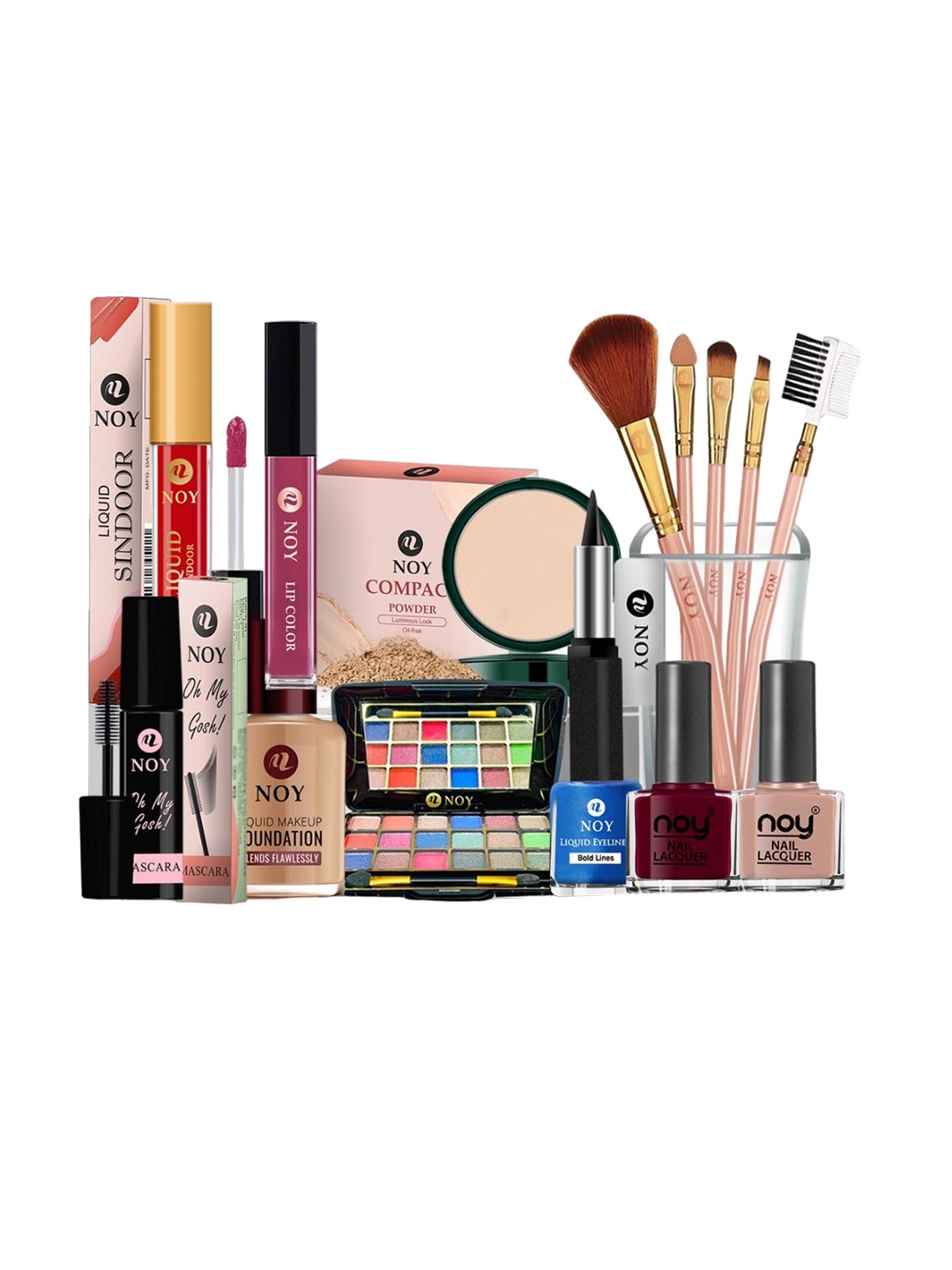 

NOY 15Pcs Luxurious Beauty Essentials - Combo No. 983, Multi