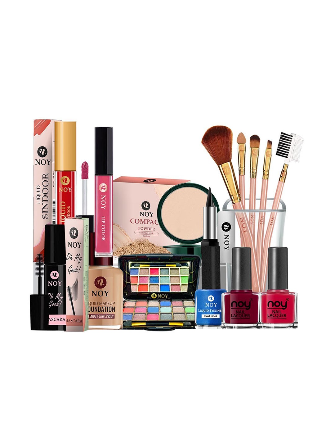 

NOY 15Pcs Non-Transfer Makeup Combo - No. 1019, Peach
