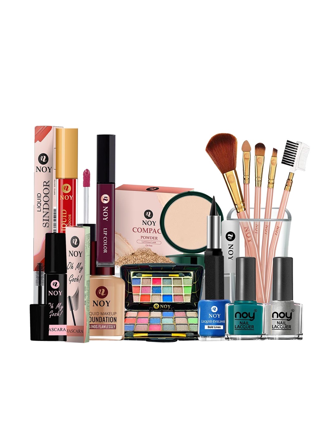 

NOY Set Of 15 Elegance Makeup Combo - Timeless Beauty - 842, Green