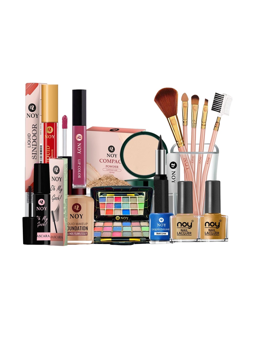 

NOY Set Of 15 Luxurious Pairing For Exquisite Glamour Makeup Combo - 687, Purple