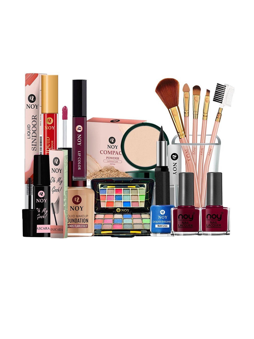 

NOY 15Pcs Luxurious Beauty Essentials - Combo No. 930, Multi
