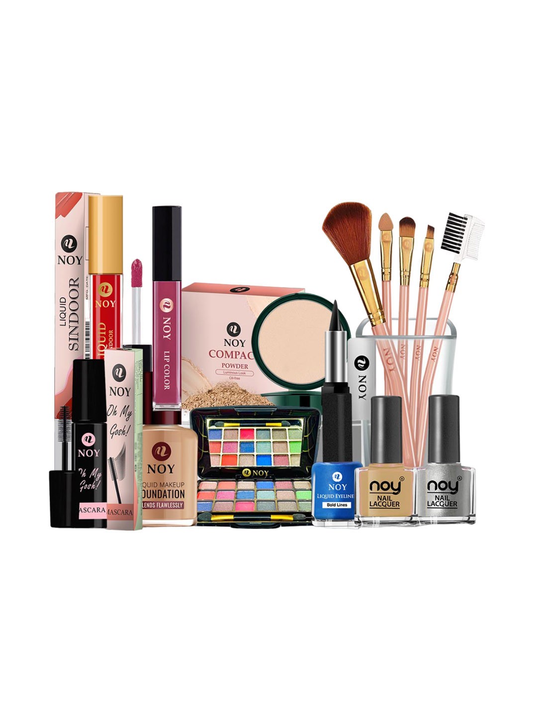 

NOY 15Pcs Luxurious Beauty Essentials - Combo No. 695, Multi