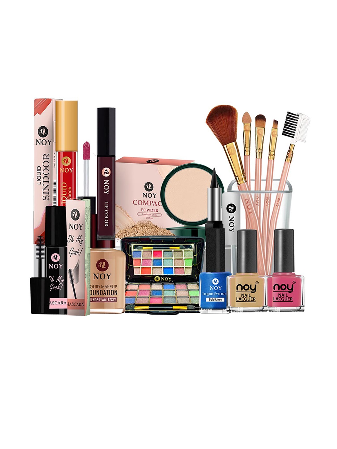 

NOY 15Pcs Luxurious Beauty Essentials - Combo No. 630, Multi