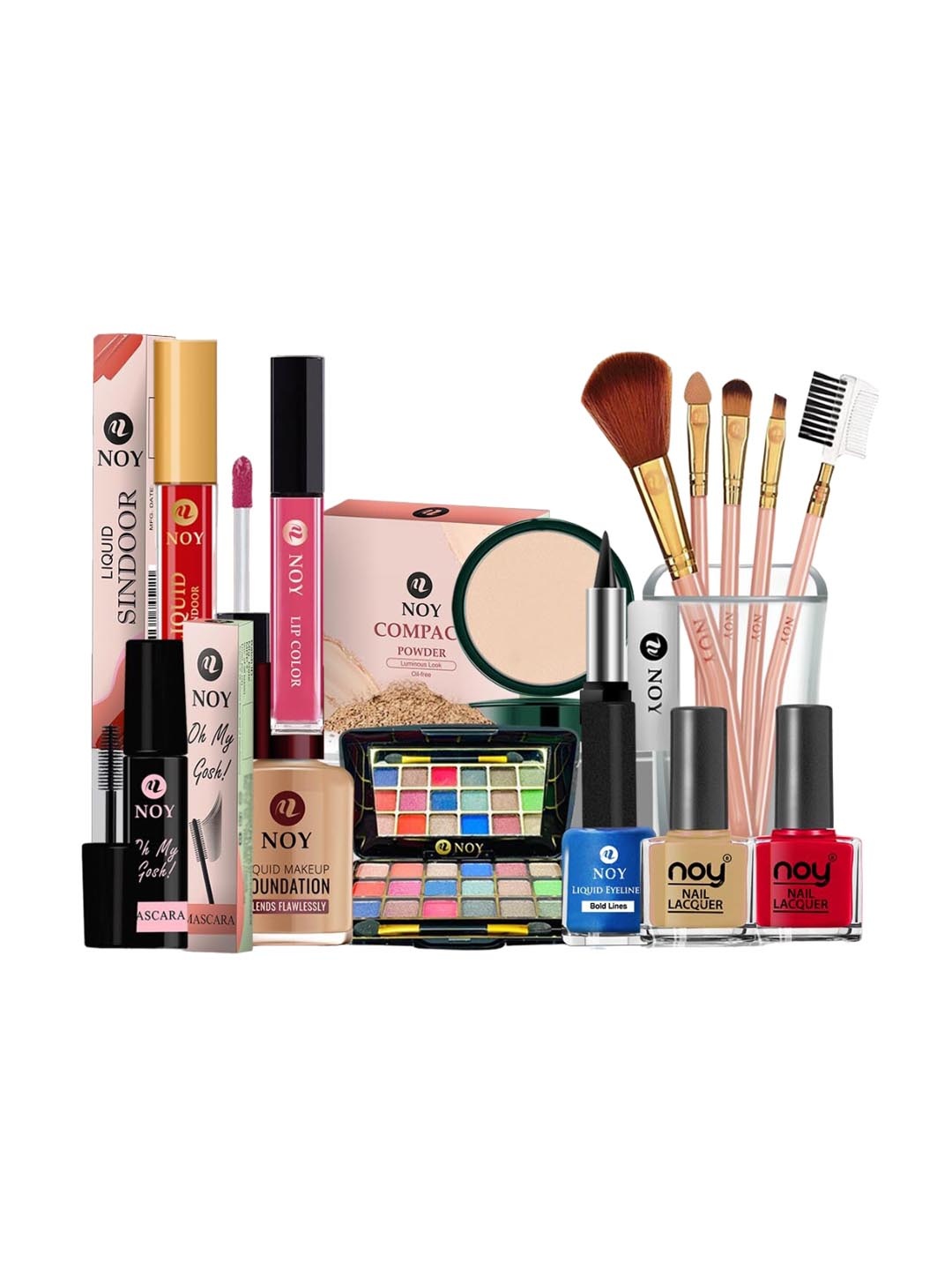 

NOY 15Pcs Luxurious Beauty Essentials - Combo No. 675, Multi