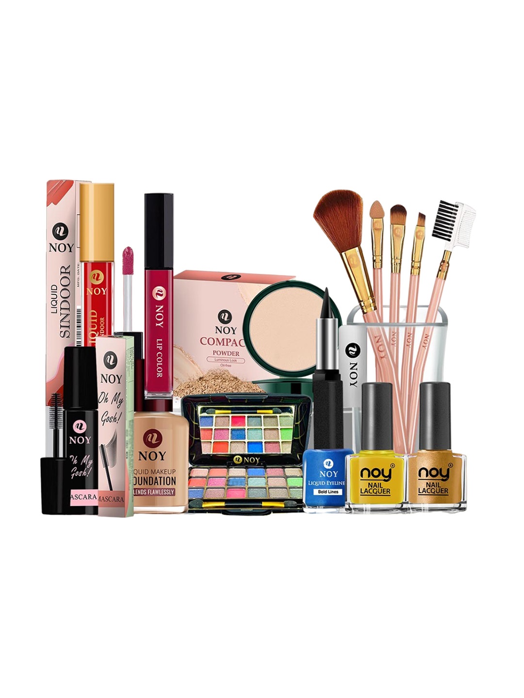

NOY 15Pcs Luxurious Beauty Essentials - Combo No. 900, Multi
