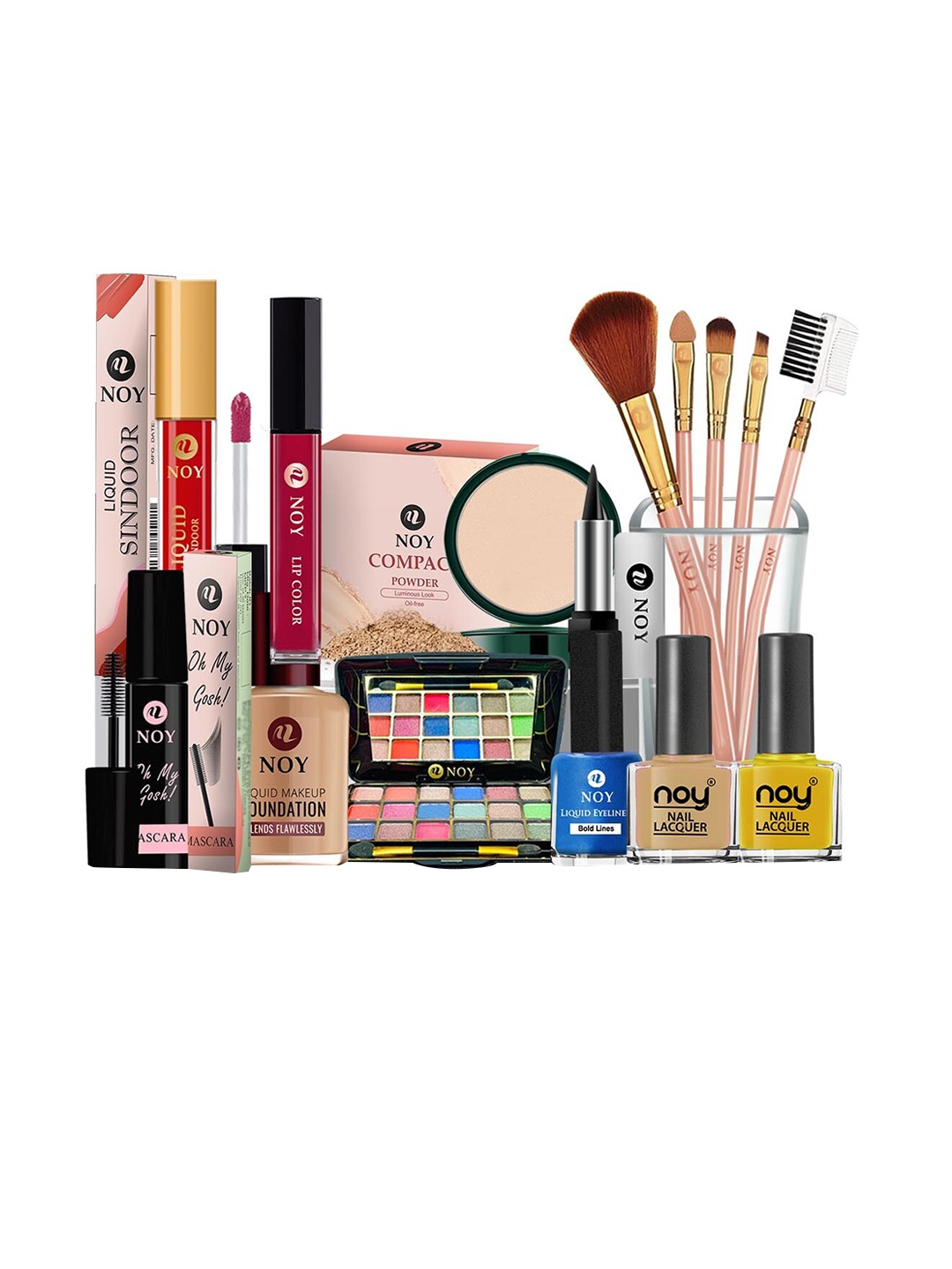 

NOY 15Pcs Luxurious Beauty Essentials - Combo No. 644, Multi