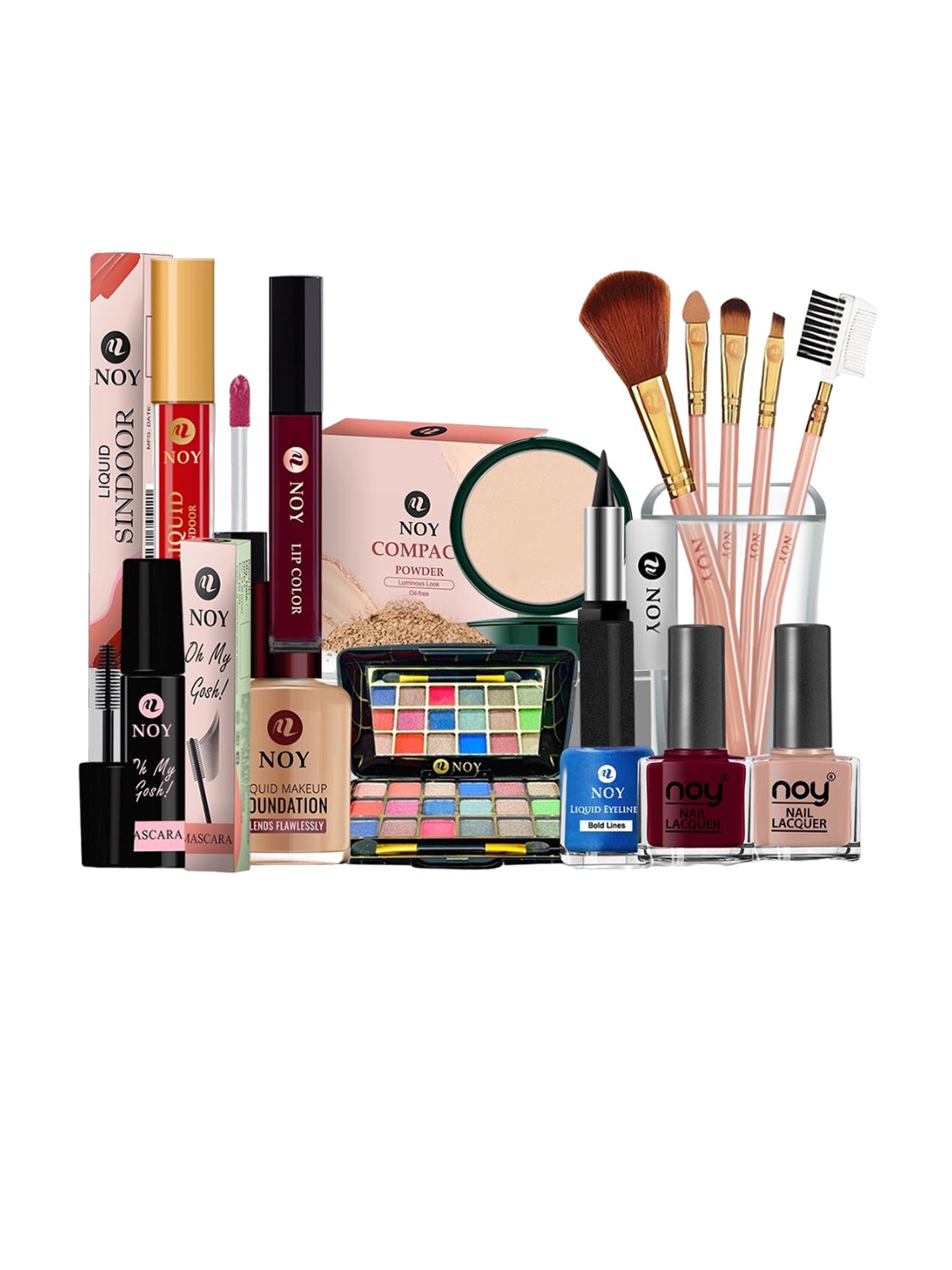 

NOY 15Pcs Luxurious Beauty Essentials - Combo No. 984, Multi