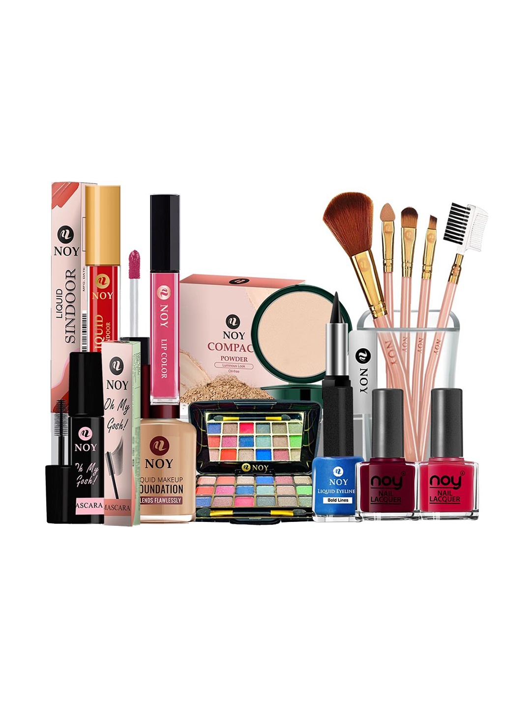

NOY 15Pcs Luxurious Beauty Essentials - Combo No. 971, Multi