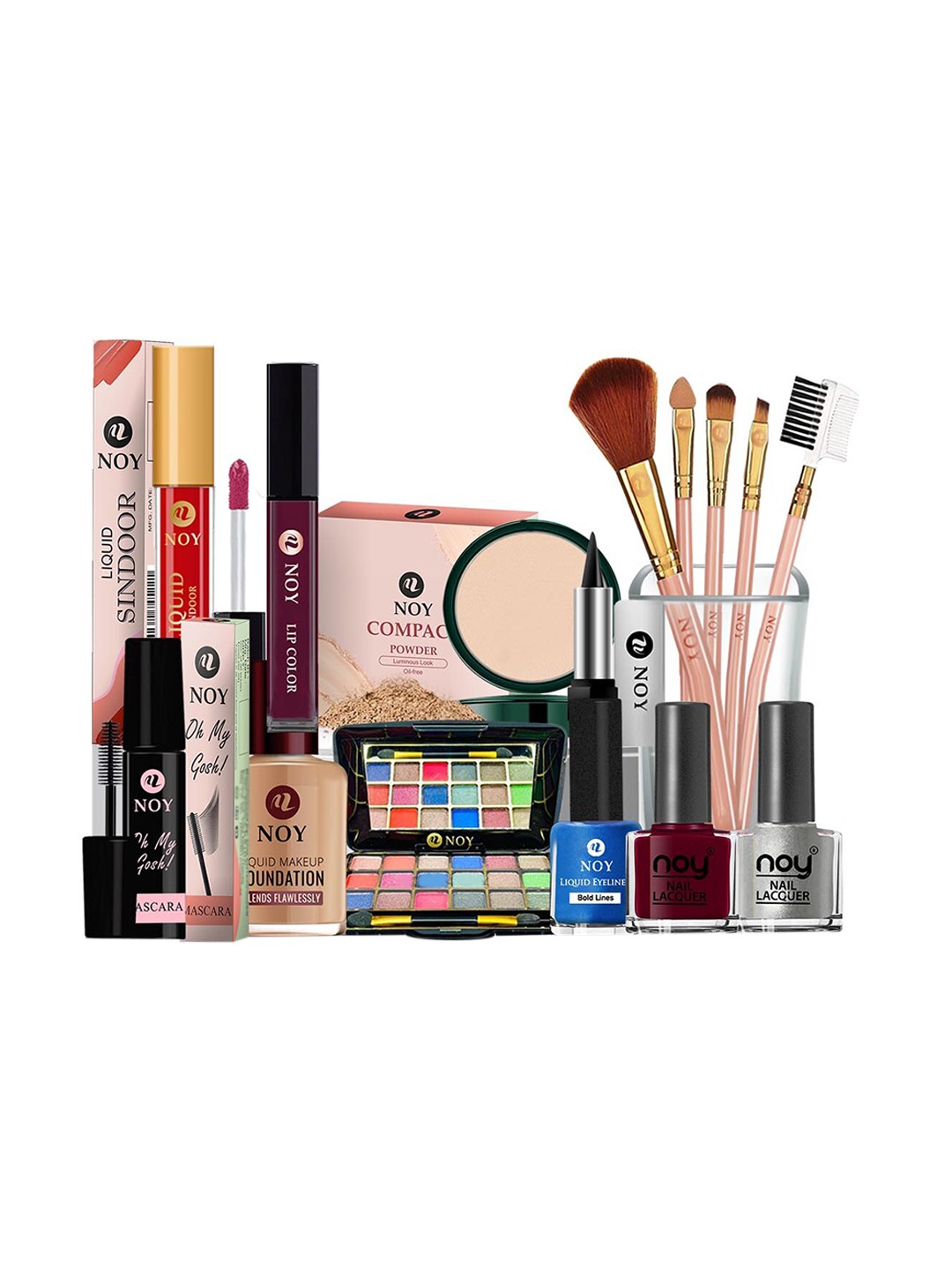 

NOY 15Pcs Luxurious Beauty Essentials - Combo No. 962, Multi