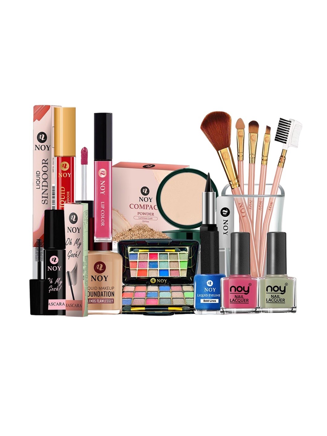 NOY 15Pcs Luxurious Beauty Essentials - Combo No. 747, Multi