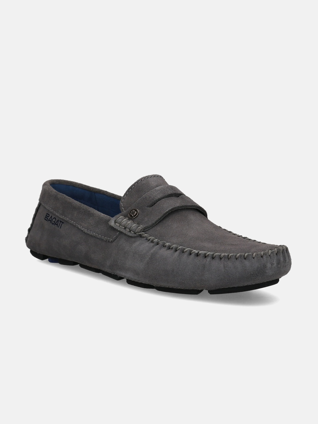 

BAGATT Men Hexa Suede Driving Shoes, Grey
