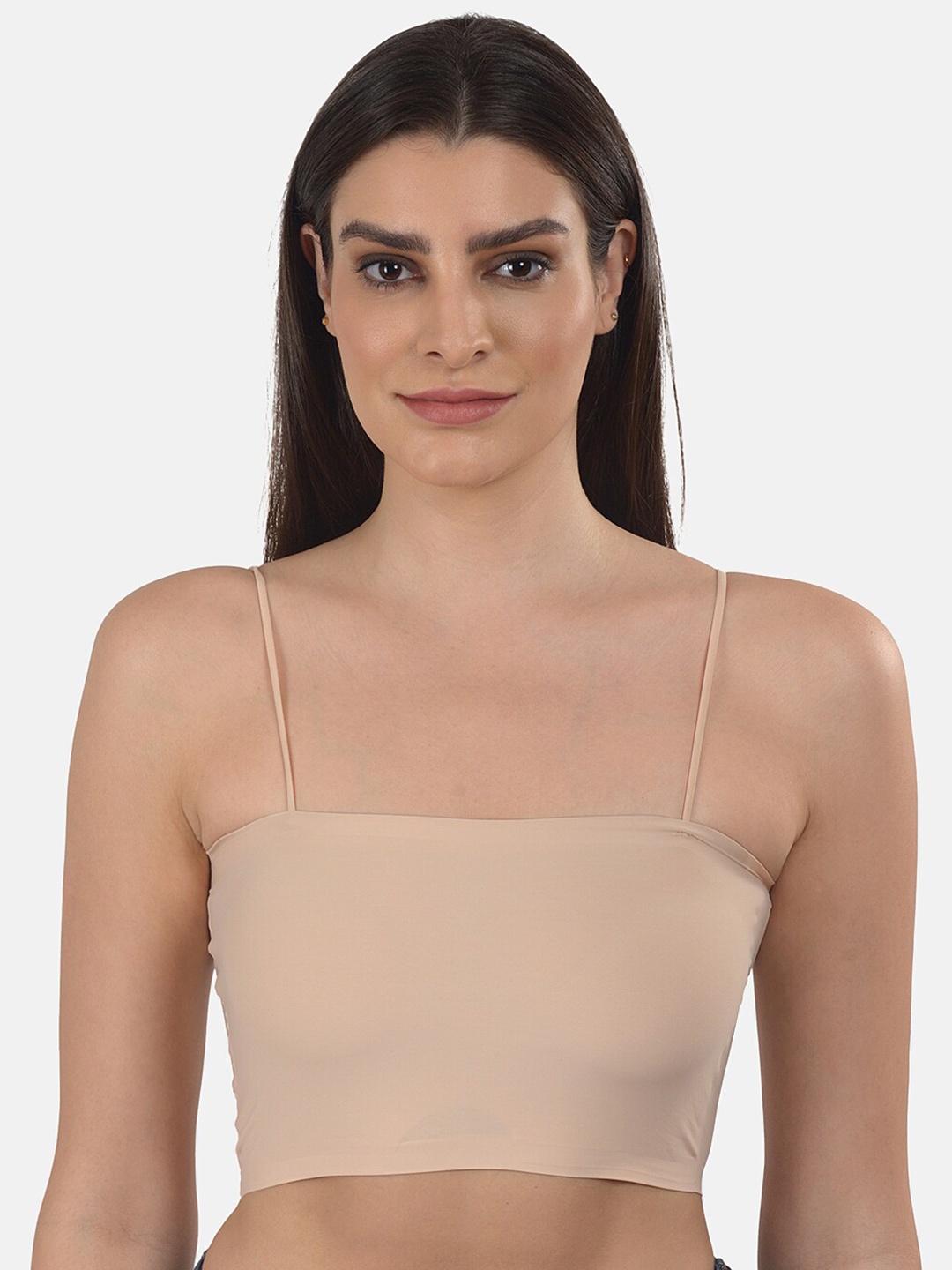 

mod & shy Full Coverage Lightly Padded Bralette With All Day Comfort, Beige