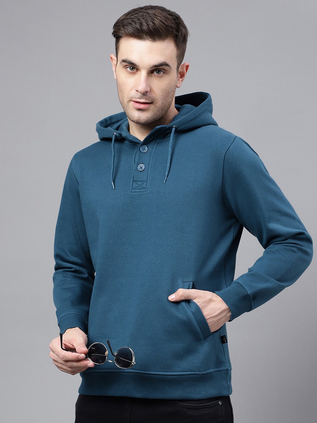 

Hancock Hooded Anti Odour Fleece Sweatshirt, Teal