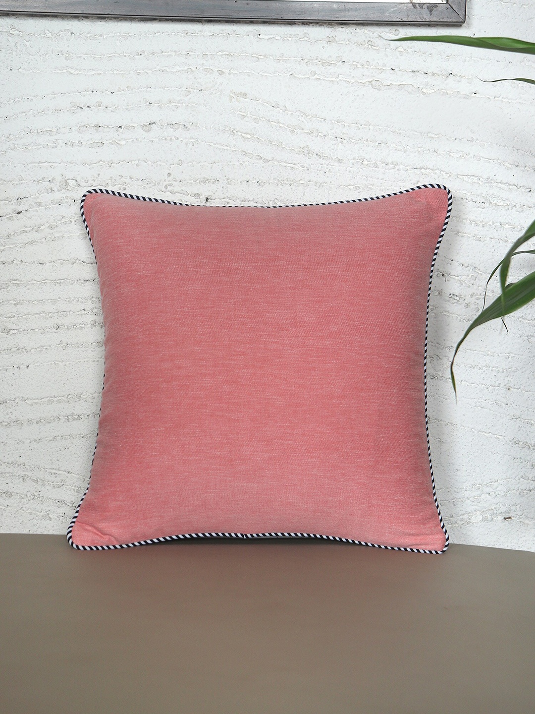 

ZEBA Pink Square Cushion Cover