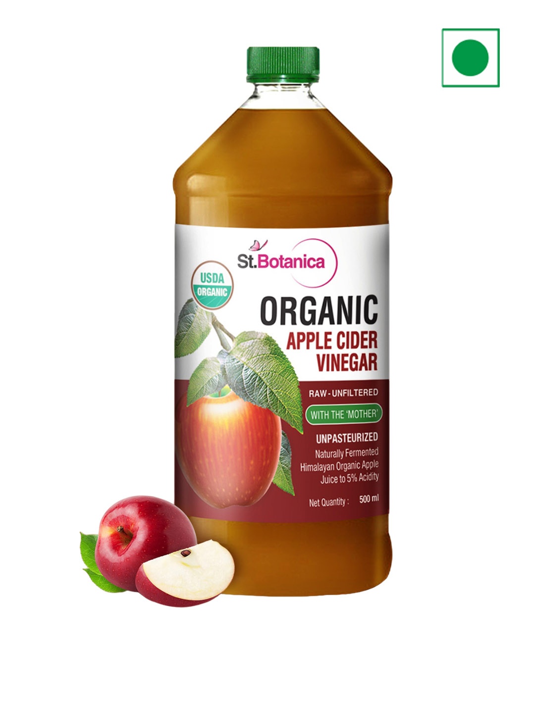 

St.Botanica Organic Apple Cider Vinegar -500ml, White