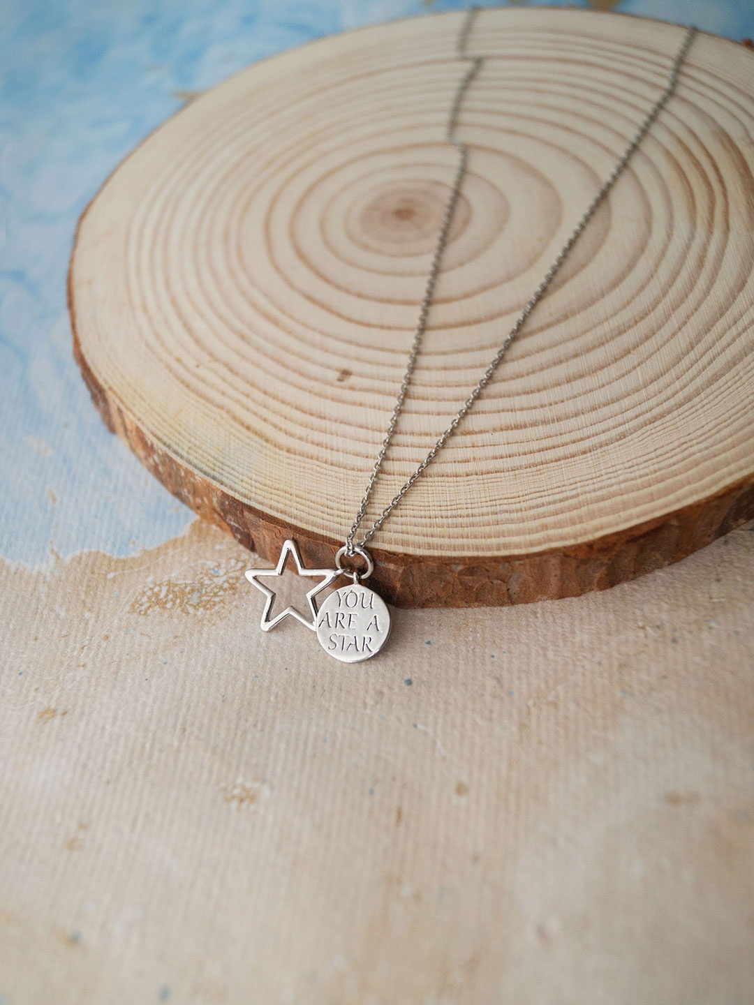 

MANNASH Sterling Silver Rhodium-Plated Chain