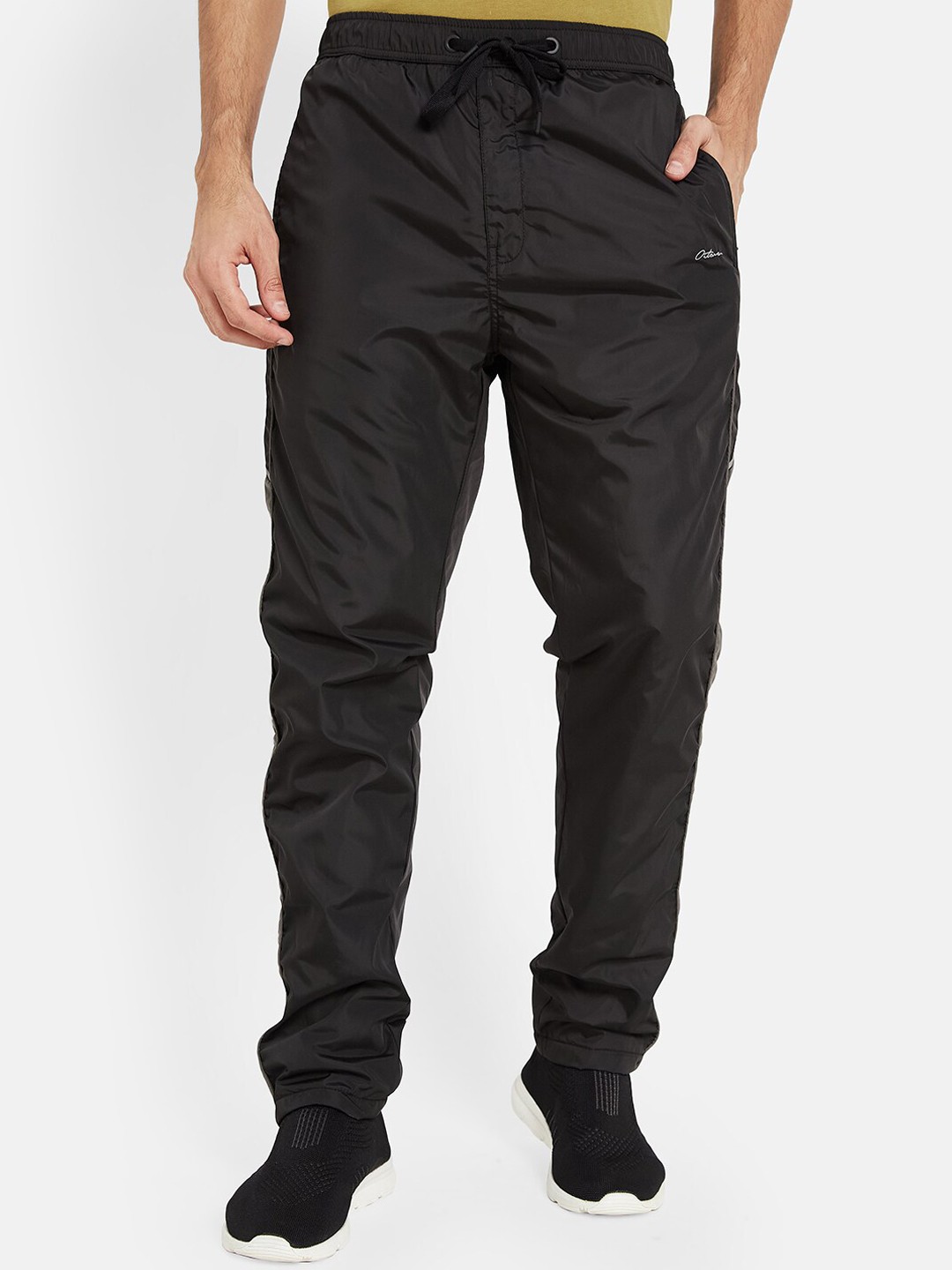 

Octave Men Regular Fit Cotton Track Pants, Black