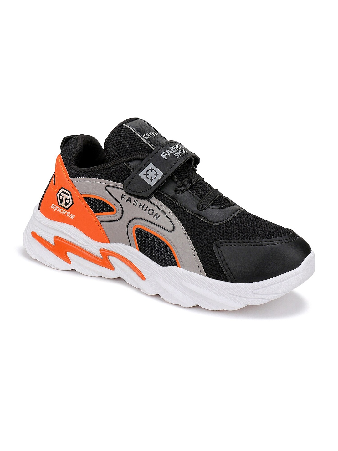 

CAMRO Boys Mesh Running Sports Shoes, Black
