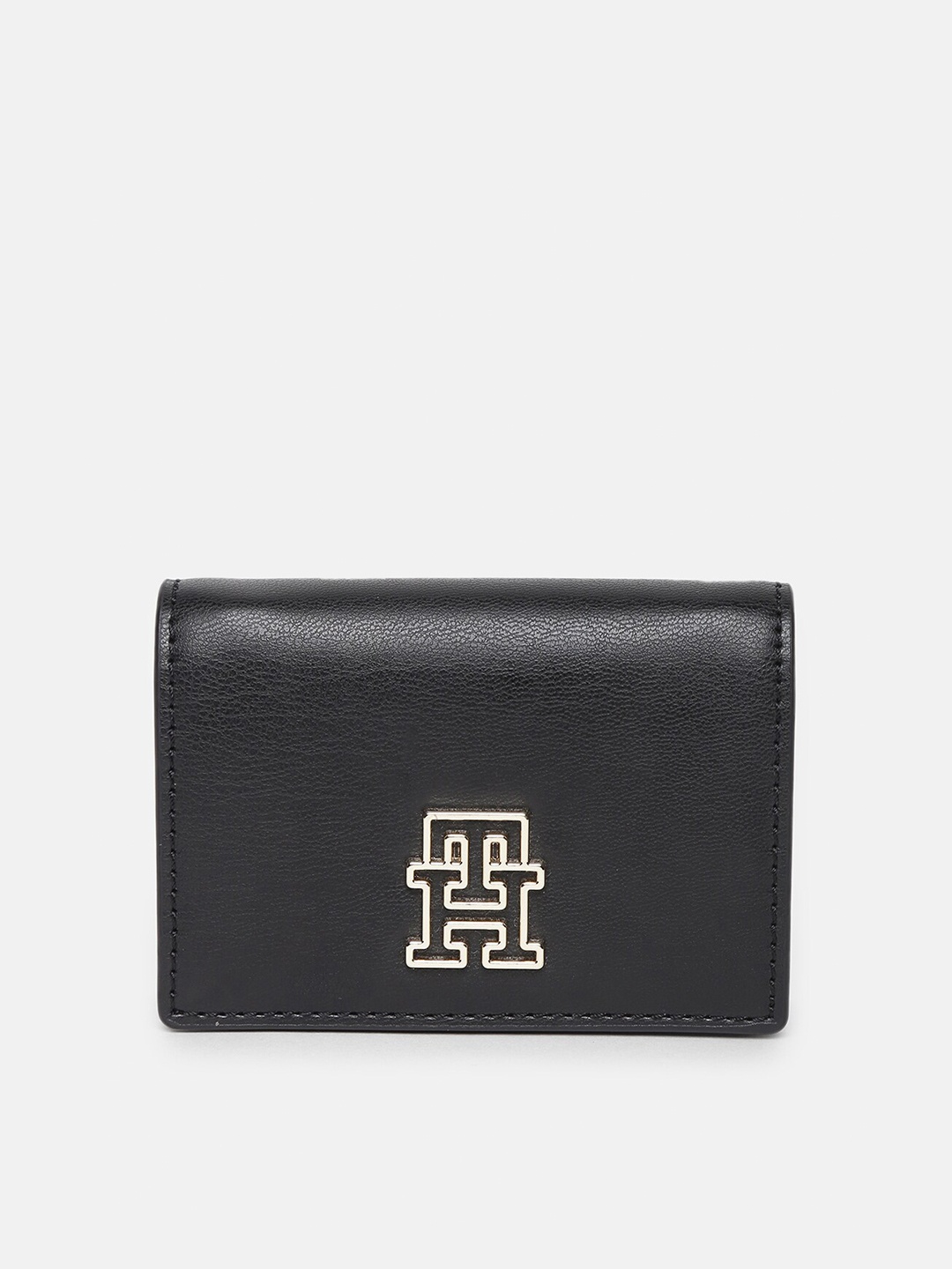

Tommy Hilfiger Women Two Fold Wallet, Black