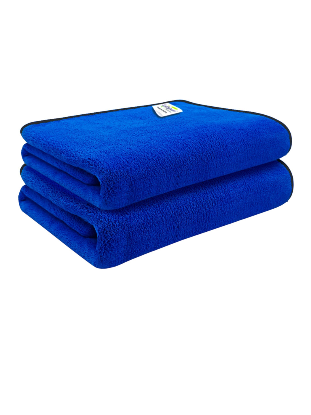 

Softspun Microfiber 2 Pcs Blue 280 GSM Anti-Bacterial Bath Towels