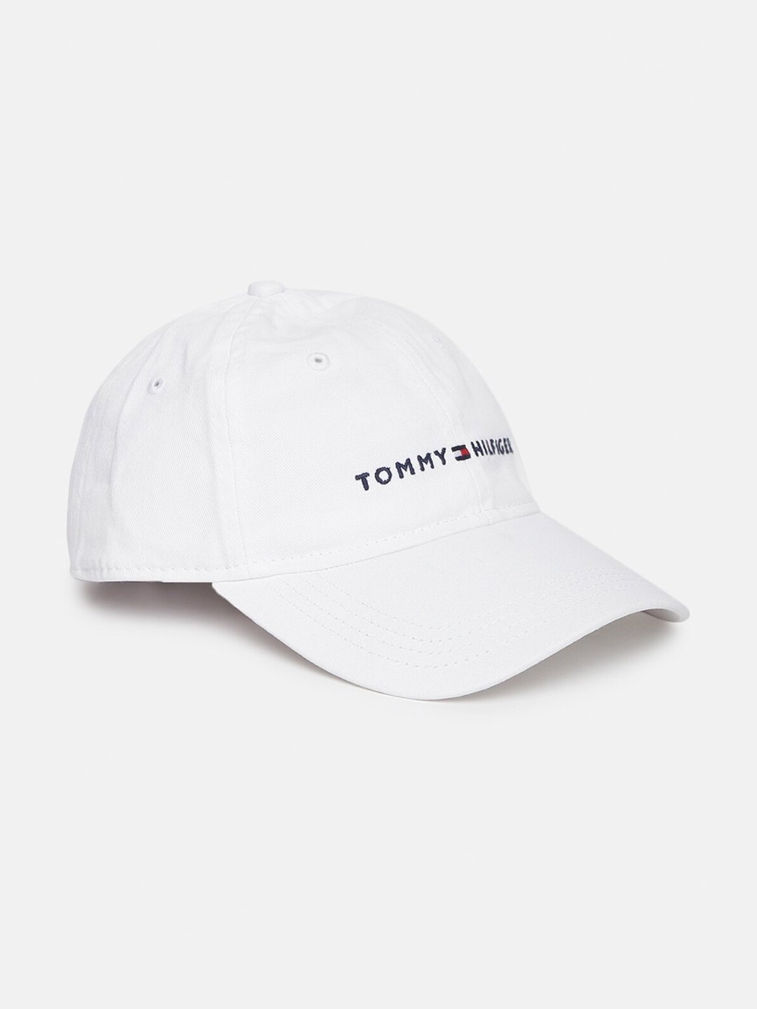 

Tommy Hilfiger Men Brand Logo Embroidered Cotton Baseball Cap, White