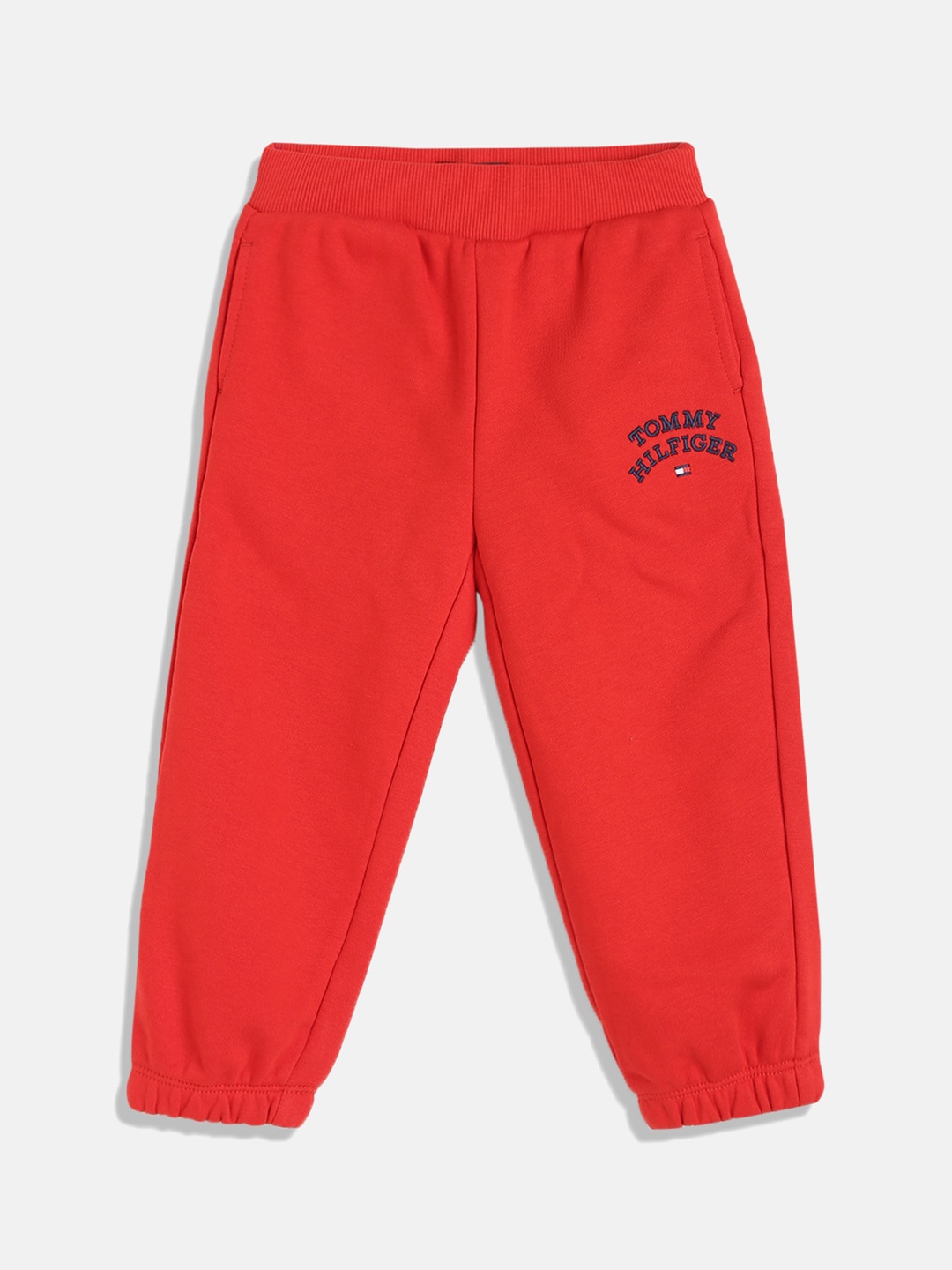 

Tommy Hilfiger Boys Cotton Regular Fit Track Pants, Orange