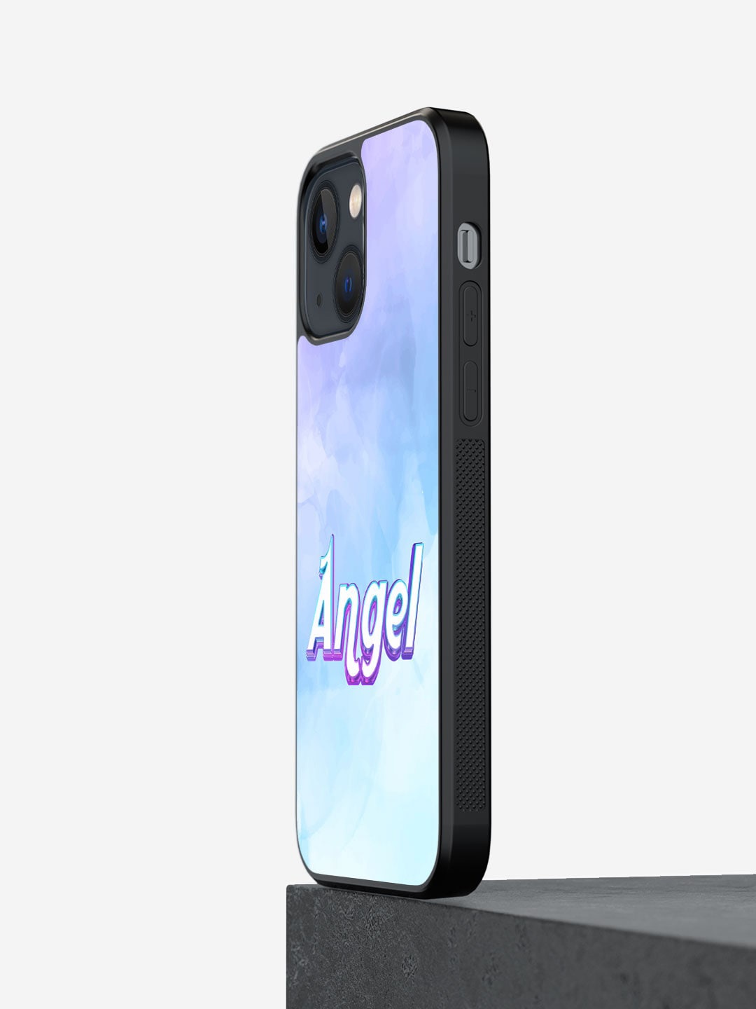 macmerise Heavenly Angel Printed iPhone 13 Mini Phone Bumper Case Cover, Blue