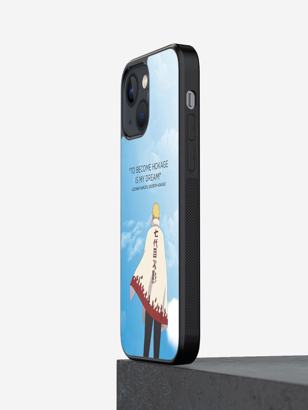 macmerise Naruto Printed iPhone 13 Mini Phone Bumper Case Cover, Blue