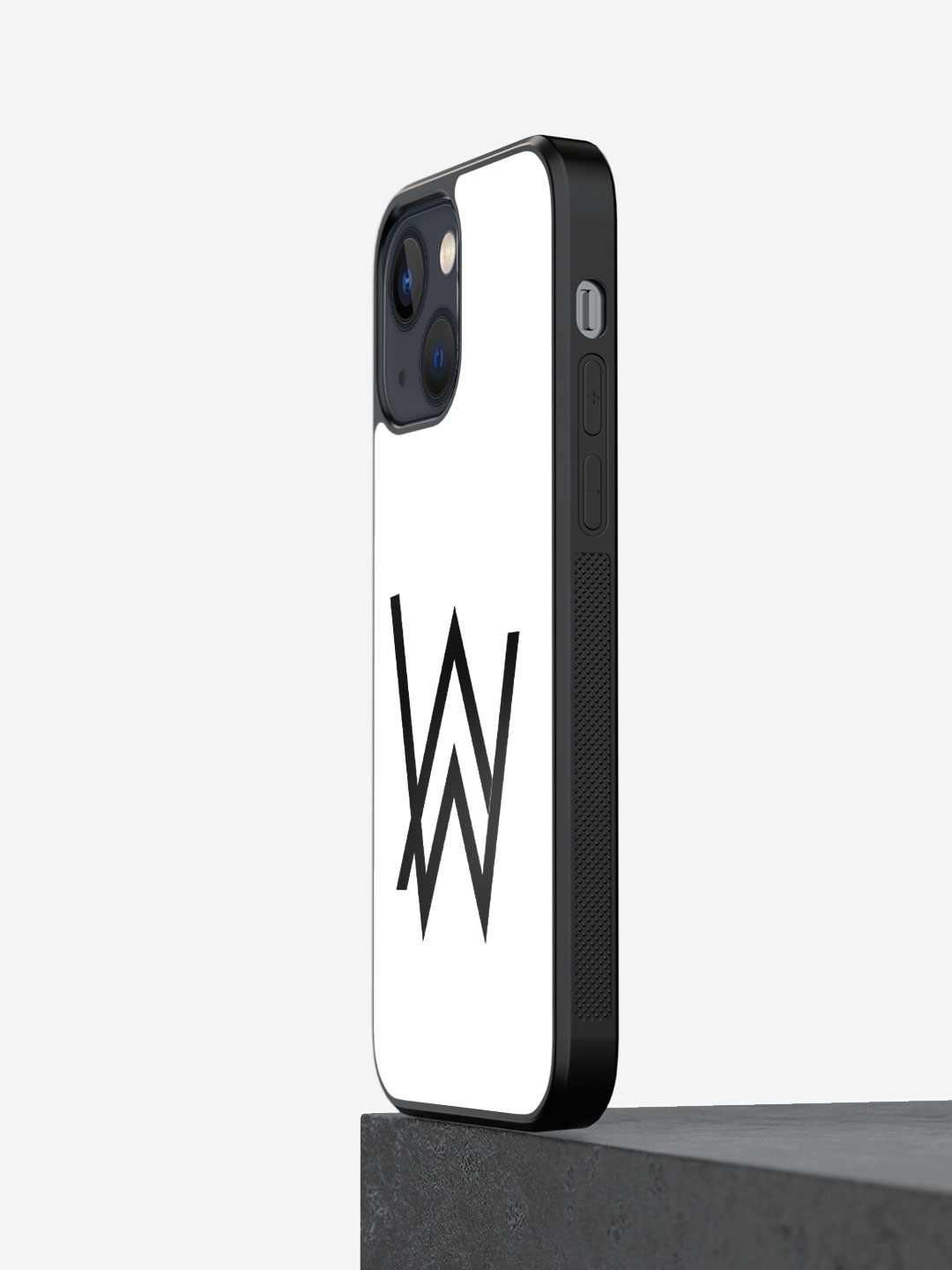 

macmerise Alan Walker Logo Printed iPhone 13 Mini Phone Bumper Case Cover, White