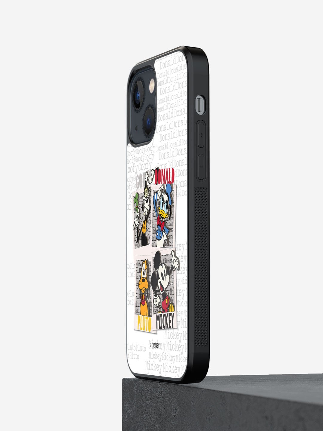 macmerise Disney Dudes Printed iPhone 13 Mini Phone Bumper Case Cover, White
